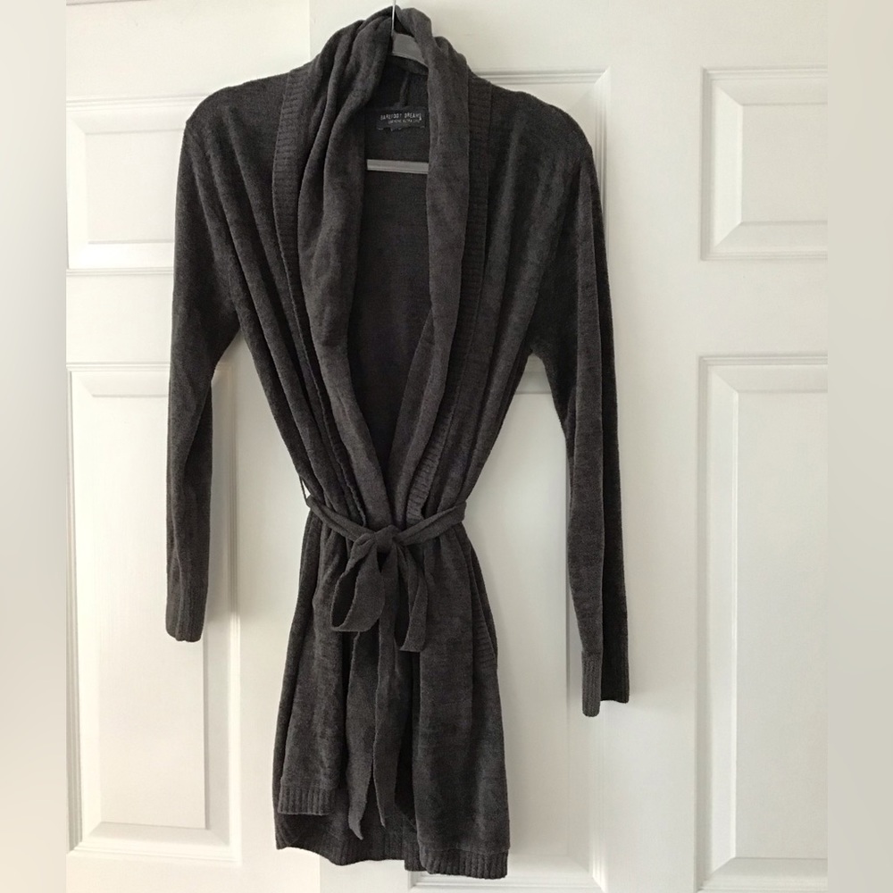 BAREFOOT DREAMS CozyChic Ultra Lite Tie Cardigan | Size M 🆕 - Picture 3 of 6